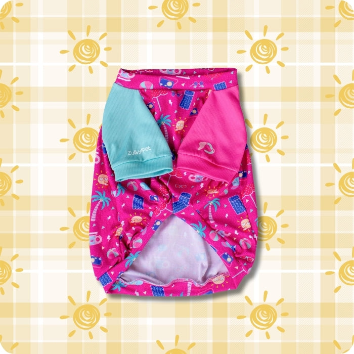 Polera con filtro UV para perros Zullypet modelo Beach Adventure