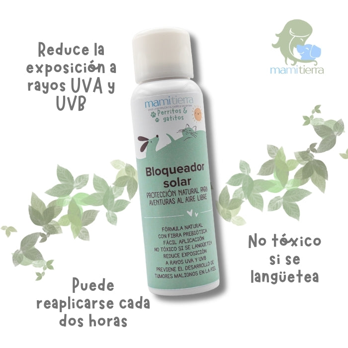 Propiedades Bloqueador solar para perros y gatos mamitierra