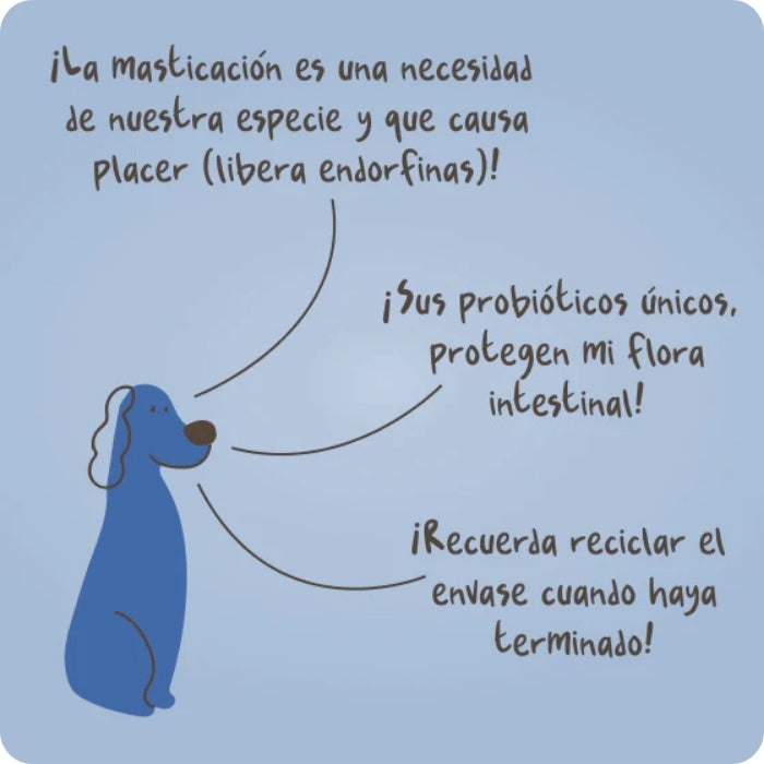 Propiedades de mordedor natural para perros Bully Stick Winga