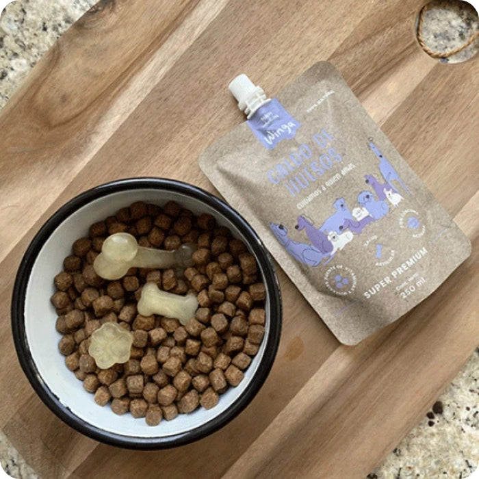 Premios congelados de Caldo de huesos para perros Winga