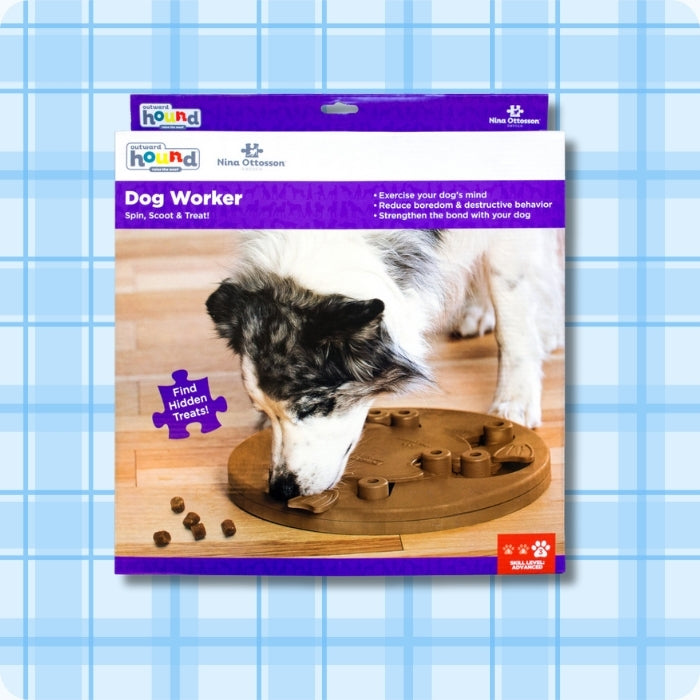 Caja juguete cognitivo nivel avanzado para perros de todas las edadas Dog Worker de Nina Ottosson
