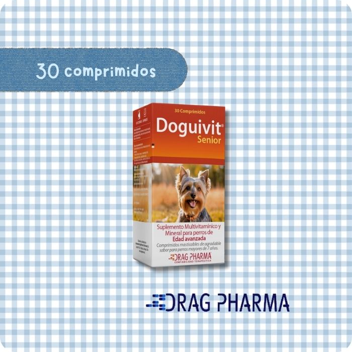 Suplemento vitamínico para perros senior Doguivit Senior 30 comprimidos