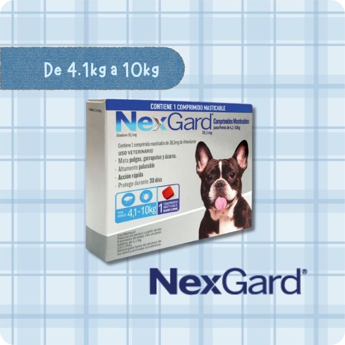 Nexgard de 4.1 a 10kg