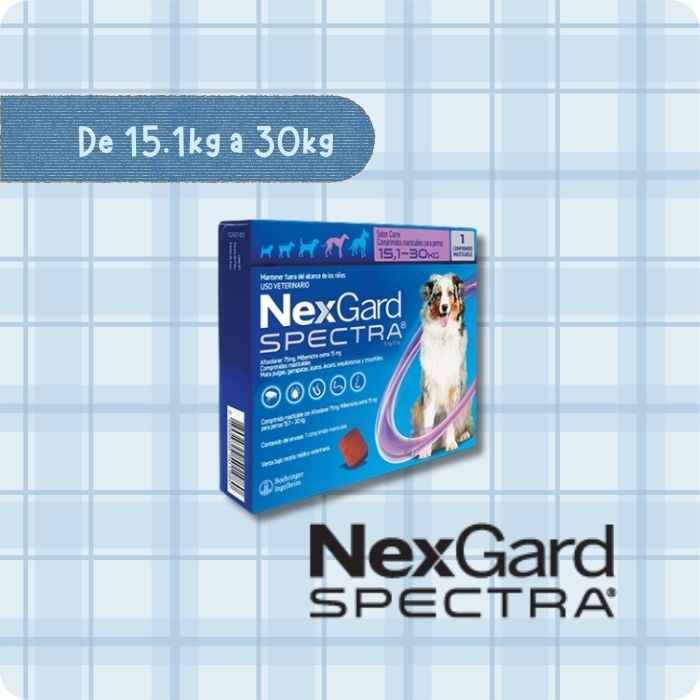 Nexgard Spectra Comprimido masticable para perros - 3 tabletas