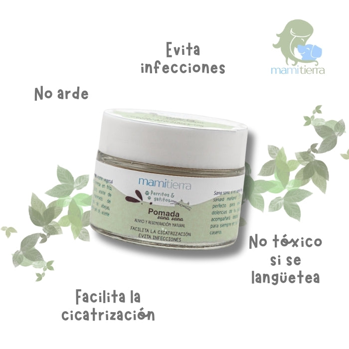Propiedades pomada sana sana para perros y gatos