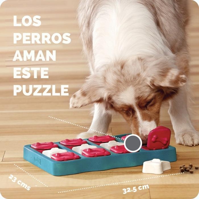 Los perros aman este juguete cognitivo tipo puzzle nivel 2 Dog Brick Nina Ottosson