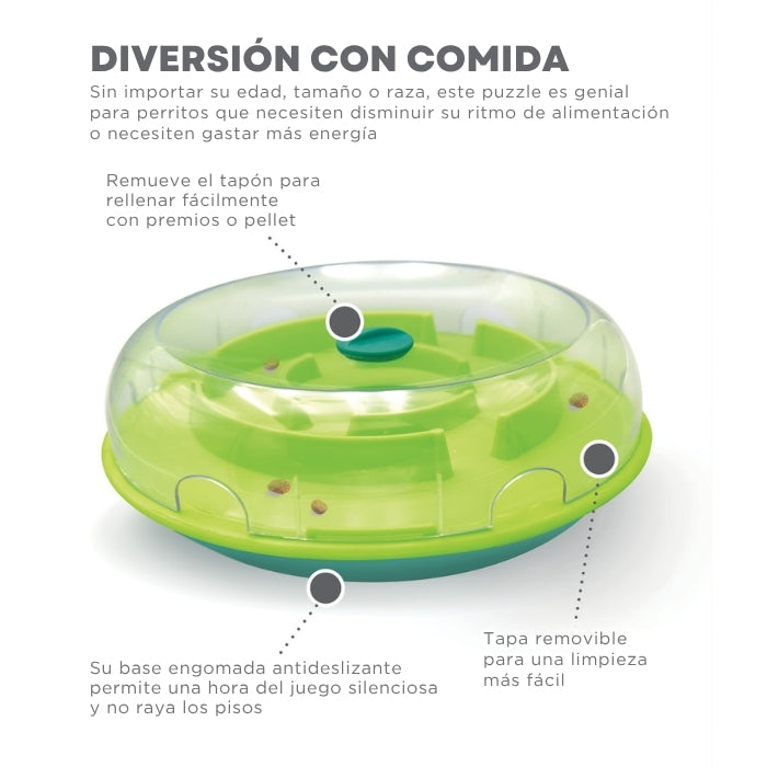 Caracteristicas juguete cognitivo tipo puzzle nivel 1 Wobble Bowl Nina Ottosson