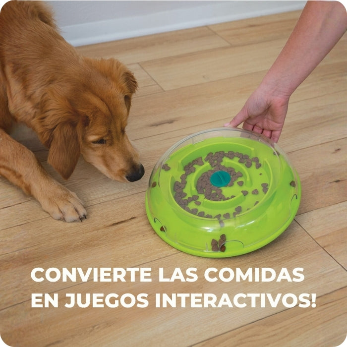 Juguete cognitivo de baja difultad para perros de todas las tallas ideal para reemplazar el comedero Wobble Bowl Nivel 1 Nina Ottosson